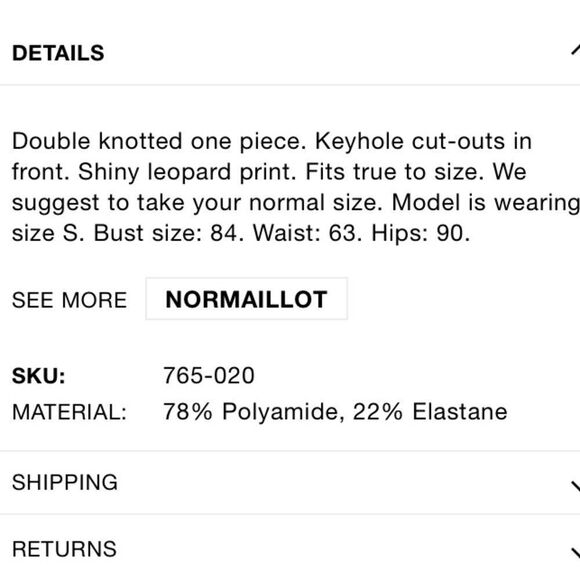 Anthropologie X Normaillot Icon one piece Swimsuit size XS - Picture 13 of 13